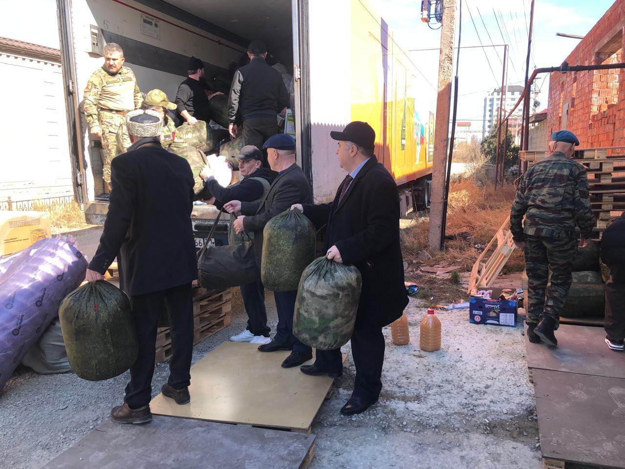 Дагестанская «Интербригада» отправила очередную партию гумпомощи в зону СВО